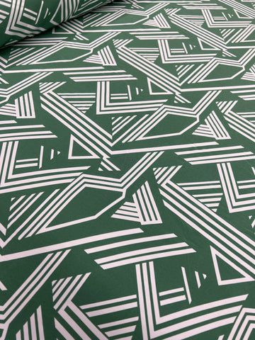 Spanish Prints - Abstract Lines Green