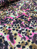Satin Prints  - Cosmic Leopard Fuchsia Pink