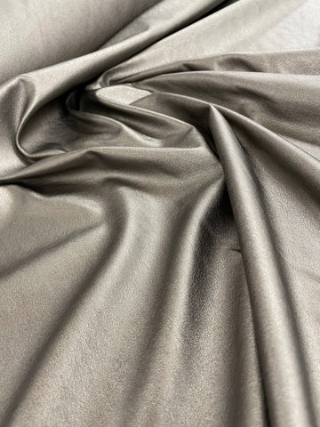 Faux Leather - Smoke Grey