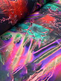 Dutchess Satin Digital Prints - Aqua Splash 01