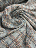 Tweed Bouclé Metallic - Multi Weave Blue
