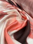 Satin Prints  - Pink Swirl
