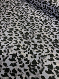 Abstract Spandex - lavender leopard
