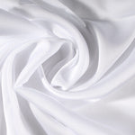 Silky Satin Stretch - White