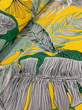 Viscose Woven - Palm Leaves Tropical