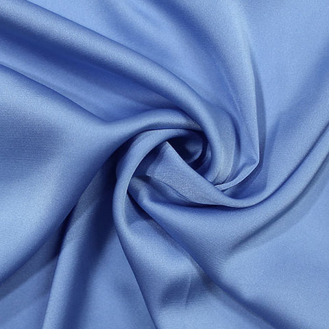 Silky Satin Stretch - Dusk Blue