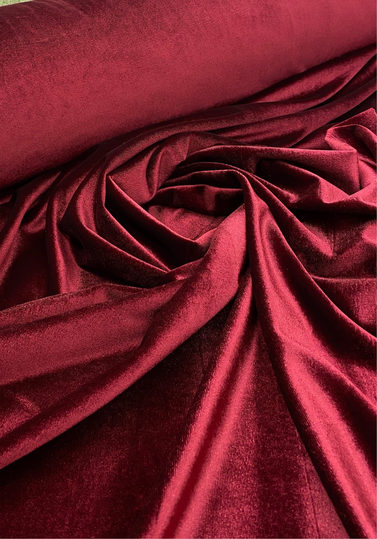 Velvet Stretch - Scarlet Red