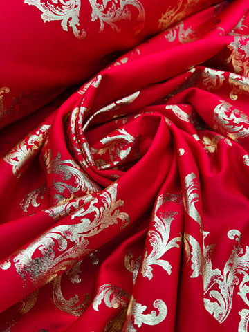 Scuba Foil Prints - Bohemian Red